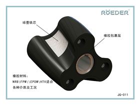 羅德凸輪轉(zhuǎn)子泵橡膠轉(zhuǎn)子分解圖示 羅德凸輪轉(zhuǎn)子泵橡膠轉(zhuǎn)子分解圖示