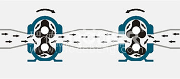 羅德凸輪轉子泵可以正反轉裝車卸車一臺泵就可以完成 羅德凸輪轉子泵可以正反轉裝車卸車一臺泵就可以完成