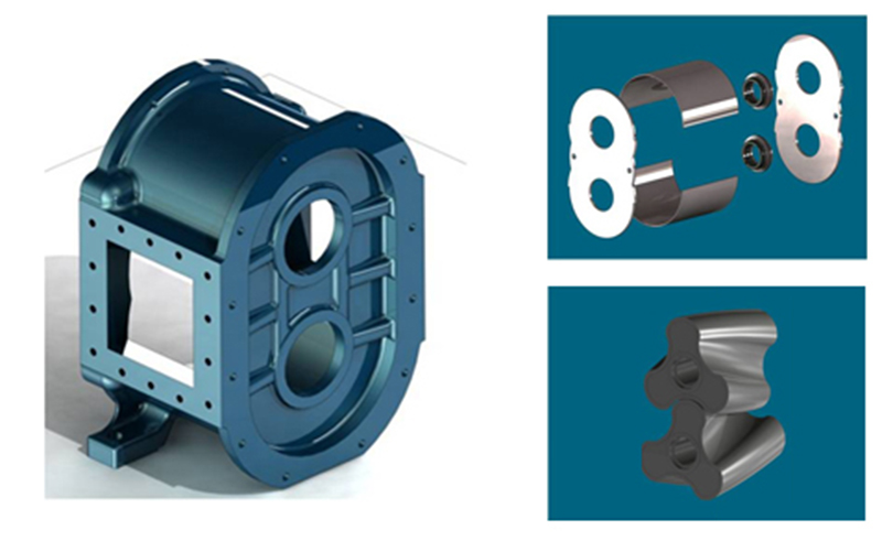 羅德凸輪轉子泵零部件圖示 羅德凸輪轉子泵零部件圖示