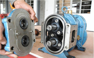 【上海】煉化廠污水處理選擇羅德橡膠凸輪轉子泵