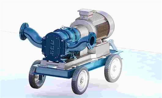 羅德手推式移動(dòng)泵車(chē)